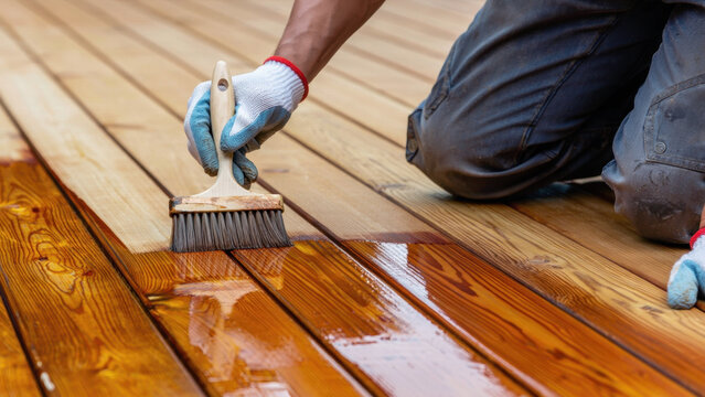 Wood Sanding & Staining